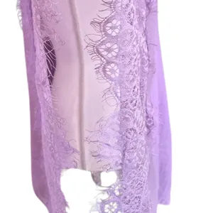 Lavender Lace Poncho Top Purple thumbnail 3