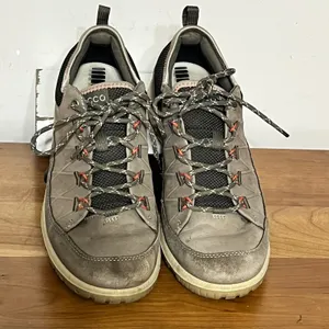 ECCO Receptor Lite‎ Yak Leather Hiking Shoes Taupe Brown Sneakers Womens 39 thumbnail 3