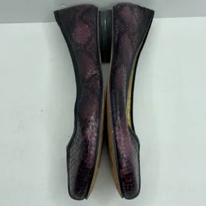 Sam Edelman Snakeskin Leather Ballerina Flats Size 8M thumbnail 9