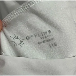 NEW OFFLINE BY AERIE Tennis Dress White Sleeveless Ruffle Hem LARGE Soft Support thumbnail 11