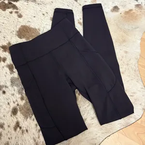 LULULEMON Power‎ Thru High Rise Tight 25" Black Size 2 thumbnail 2
