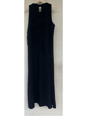 Tuckernuck Black Crepe Portia Dress M Bow Back Elegant Evening Party Resort Date thumbnail 8