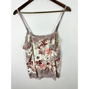 Soma Babydoll Cami Top XL Floral Lace‎ Fairy Grunge Y2K Indie Sleaze Coquette thumbnail 2