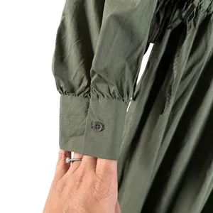 Rails‎ Maple Olive Smoke Midi Dress Smocked Waist Boho Cottagecore Chic Size S thumbnail 10