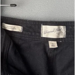 Universal Threads Sailor Wide Leg Jeans Size 6 Black High Rise Lagenlook Street thumbnail 5