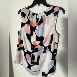 Worthington Women’s Round Neck With Pleats, Sleeveless Blouse. NWOT Size… thumbnail 6