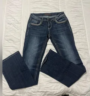 GRACE IN LA Bootcut Blue Jeans thumbnail 1