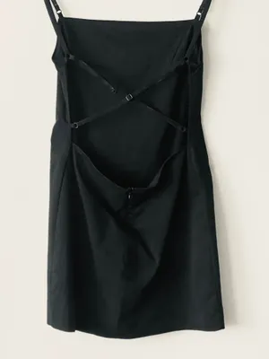 ZARA Mini Dress Black Medium thumbnail 2