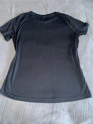 Nike Black Tee with White Logo Short Sleeve thumbnail 2