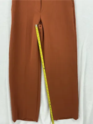 Wilfred Wide-Leg Trousers in Rust Brown 1118 thumbnail 4