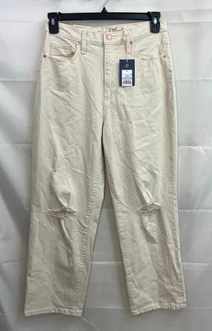 NEW Universal Thread women's‎ high rise straight vintage stretch relaxed jeans 8 thumbnail 1