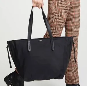 NWT BOTKIER New York Bond Black Nylon Oversized Compartment Tote Handbag thumbnail 1