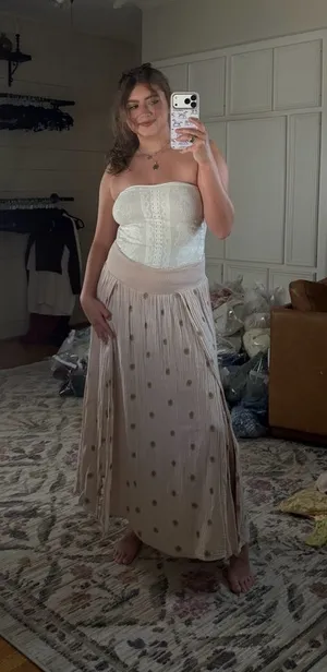 Free people Real Love Maxi Skirt thumbnail 1