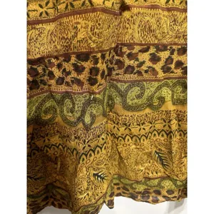 Vintage Sleeveless Dress Women’s Medium Boho Animal Print Tie Waist Festival thumbnail 3