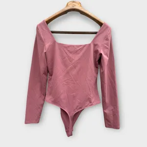 Square-neck Long-Sleeve Bodysuit thumbnail 4