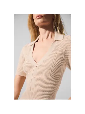 Women’s Alo Yoga Supernatural Sweater Dress Beige Macadamia Size XS thumbnail 3