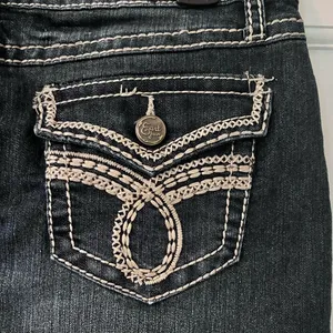 EARL JEAN Vintage Women’s Blue Denim Mini Skirt thumbnail 6