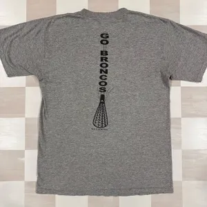 Gildan santa clara university go broncos lacrosse grey red short sleeve tee thumbnail 8