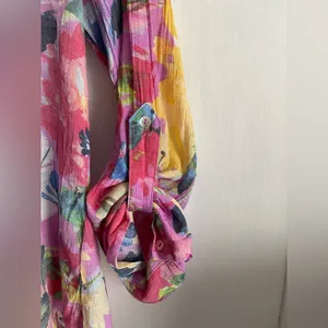 Zac & Rachel Multicolor Floral Blouse thumbnail 5
