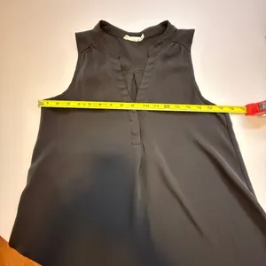 Lush Womens EUC Sleeveless V-Neck High Low Hem Pleated Back Dress XS Casual Chic thumbnail 8