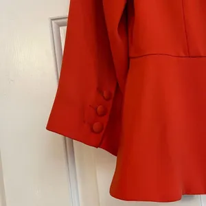 CAbi Orange Wrap Blazer Jane Jacket Size 4 thumbnail 3