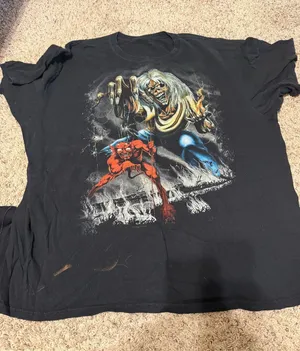 Vintage Iron Maiden Concert Tee thumbnail 1