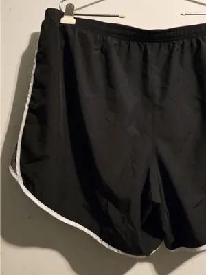 Nike Black Athletic Shorts with White Trim thumbnail 4