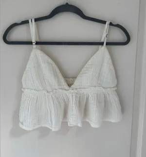 Free People Twinkle Toes Top in White thumbnail 1