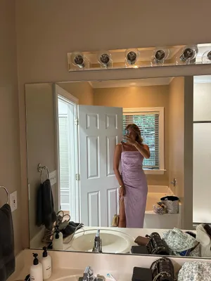 Saylor Gardenia Midi Dress Amethyst thumbnail 3
