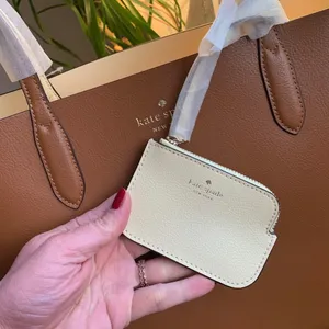 Authentic KATE SPADE Pebbled leather REVERSIBLE Open tote with zip coin thumbnail 12