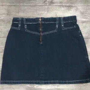 Bdg by urban outfitters dark blue denim skirt Nwot thumbnail 4