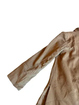 Fleurette Camel Coat Jacket Button thumbnail 6