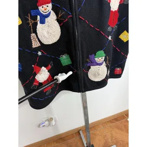 Vtg Designer Originals Studio Santa Ugly Sweater Vest 90’s Christmas Size 2X thumbnail 10