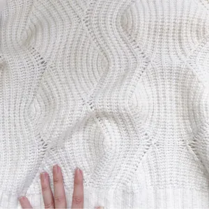 Madewell • Everett Rib-Play Pullover Sweater cream chunky cable knit alpaca thumbnail 5