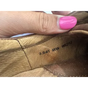 Børn Born Melissa Women's Brown Leather Oxford Shoes Size 9.5 Lace-Up Comfort thumbnail 7