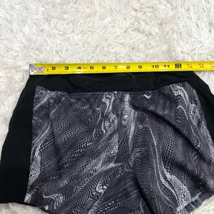 Nike Eclipse‎ Dri Fit Running Shorts Printed Black Grey Size Small thumbnail 6