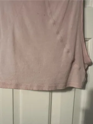 lululemon athletica Pale Pink Floral Graphic Cropped Tank thumbnail 9
