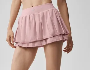Alo Yoga Double Or Nothing Tennis Skirt Vintage Pink XS thumbnail 1
