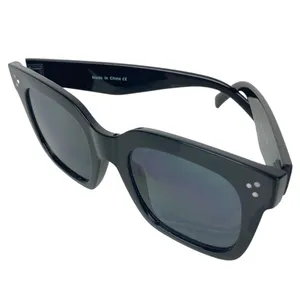 Square Black Sunglasses UVA/UVB thumbnail 6