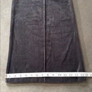 Women’s Scoop Black Wide Leg Velour Pants High Rise Drawstring Waist Size XS NWT thumbnail 10