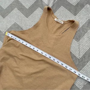 Free People We the Free Relaxed Fit Oversized Waffle Knit Razorback Tank Top S thumbnail 3
