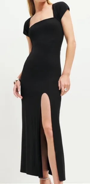 REFORMATION Harlyn Knit Dress black Size S thumbnail 1