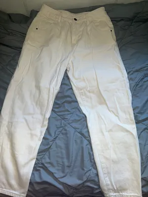 Wide leg Jeans Tan Size M thumbnail 1