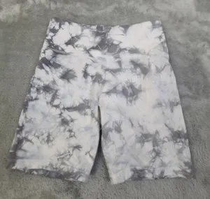 Colsie White and Gray Athletic Workout Biker Shorts‎ Size Small thumbnail 1