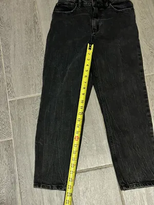 Abercrombie & Fitch Black The mom high rise jeans -size 26/2 thumbnail 5
