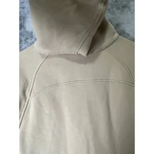 Lululemon Scuba Oversized 1/2 Zip Hoodie Sweatshirt Cream Fleece Pullover M/L thumbnail 5