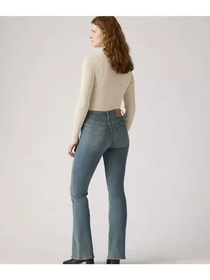 New Levi's 27x32 Women's 726 High-rise Flare Jeans Space Odyssey Medium Wash thumbnail 3