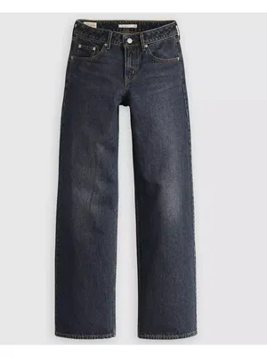 Levi's 30x34 Premium Low Loose Women's Jeans Tomorrow Morning Dark Wash thumbnail 5