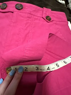 NWT Anthropologie Maeve Classic High Rise Shorts in Pink size 2 thumbnail 7
