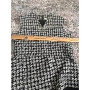 MM.LaFleur Aditi 2.0 Black Ivory Houndstooth Sheath Dress Size‎ 12 thumbnail 7